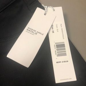 COPY - Hudson Jeans Midrise Ankle Natalie Super Skinny